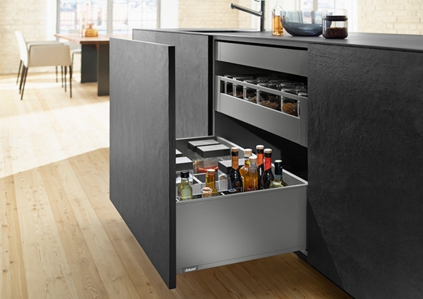 Blum LEGRABOX high fronted drawer in standard and bespoke size 25597
